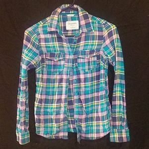 💙Blue Based Aeropostale Flannel💙